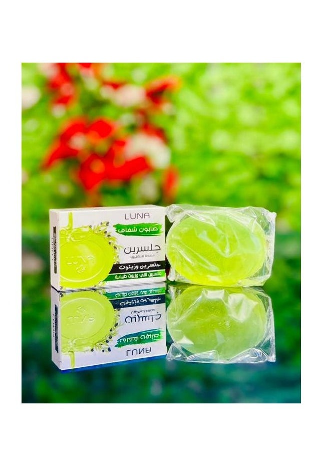 Luna Luna Transparent Glycerin Soap – Glycerin And Olives 100 GM  - Image 2