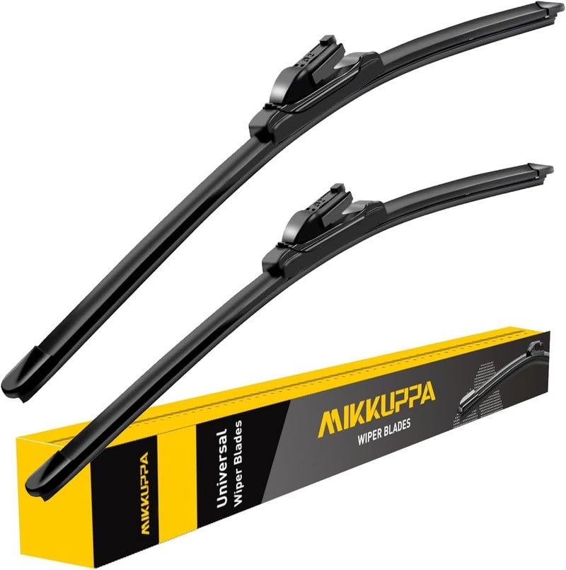 MIKKUPPA 24"+21" Front Wipers Blades- Replacement for 2009-2011 Chevrolet Traverse, 2008-2012 Chevrolet Malibu MK7, 2009-2017 VW Tiguan, 2008-2011 Buick Enclave, All Season Windshield Wiper Blades - Image 1
