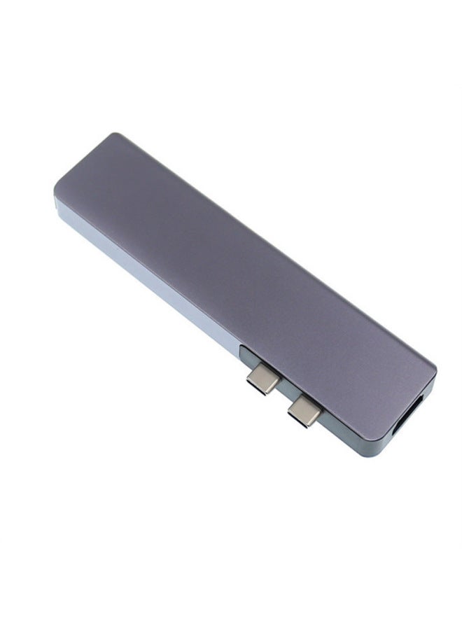 Neutral Typec Expansion Dock 7-in -1 Hub For Macbook Usb Splitter Hdmi Network Port Docking Station - Image 5