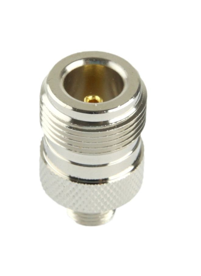 BURAQ Coaxial RF FME Female to N Female Adaptor(Silver)  - Image 3