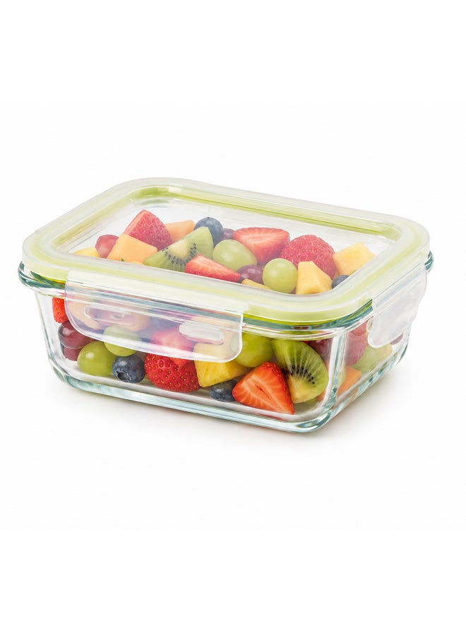 LocknLock Fresh Oven-Safe Glass Rectangular Container 400ml â€“ Airtight, Leakproof & Heat-Resistant