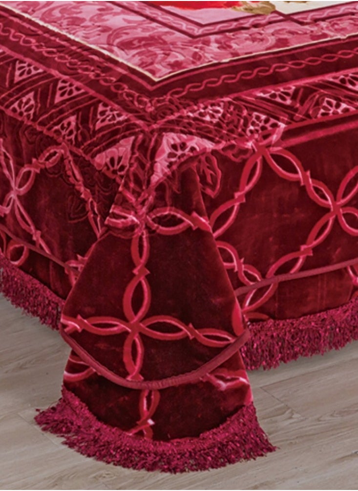 Stargold Korea Quality Blanket Set of 4 Pieces King Size Super Soft Double Ply Combo Blanket  - Image 4
