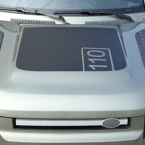 CHEYA Car Exterior Air Vent Outlet Exterior Hood Decoration Stickers Decal Emblem for Land Rover Defender 110 90 2020 2021 2022 2023 (Landrover Defender 110 Accessories, Black) - Image 5