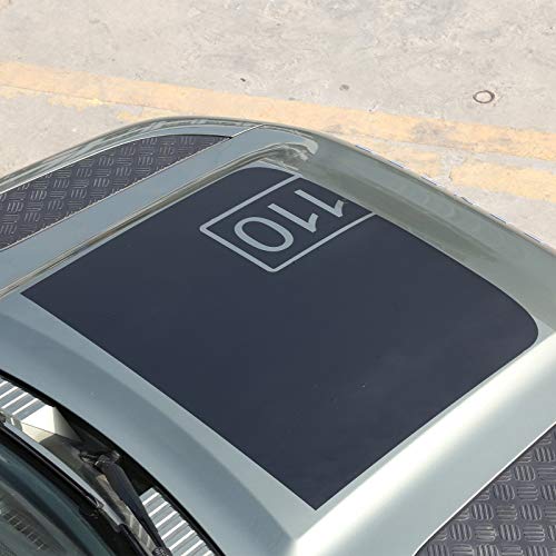 CHEYA Car Exterior Air Vent Outlet Exterior Hood Decoration Stickers Decal Emblem for Land Rover Defender 110 90 2020 2021 2022 2023 (Landrover Defender 110 Accessories, Black) - Image 4