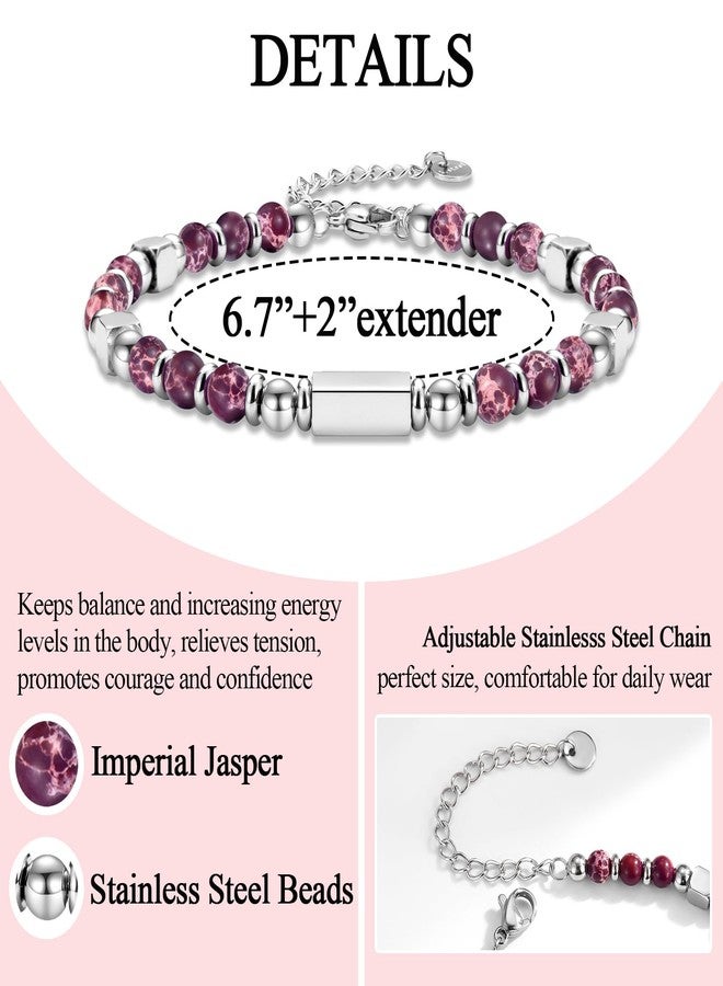 FIEEFX Mothers Day Gifts for Mom Women, Christmas Valentines Day Easter Birthday Gifts Stocking Easter Basket Stuffers Beaded Bracelet Jewelry Gift for Mom from Daughter Son - Image 4
