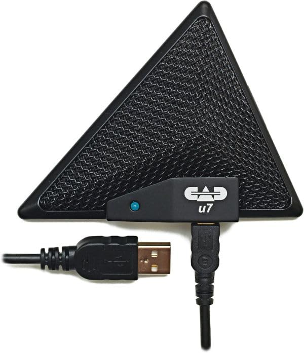 CAD Audio USB U7 Boundary Omnidirectional Condenser Microphone, Black - Image 2
