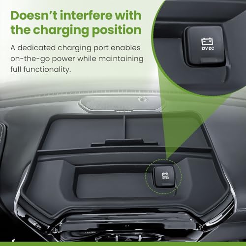 HGWEI Dash Storage Tray Compatible with 2019-2026 Dodge RAM 1500 (14.4"&12" Uconnect Screen) Accessories- Center Console Dashboard Organizer Replacement Divider (Not for RAM 1500 Classic Screen) - Image 2
