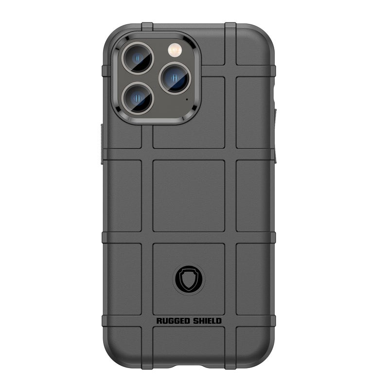HuHa Case Cover For iPhone 14 Rugged Shield Full Coverage Shockproof TPU Case (Black) - Image 2