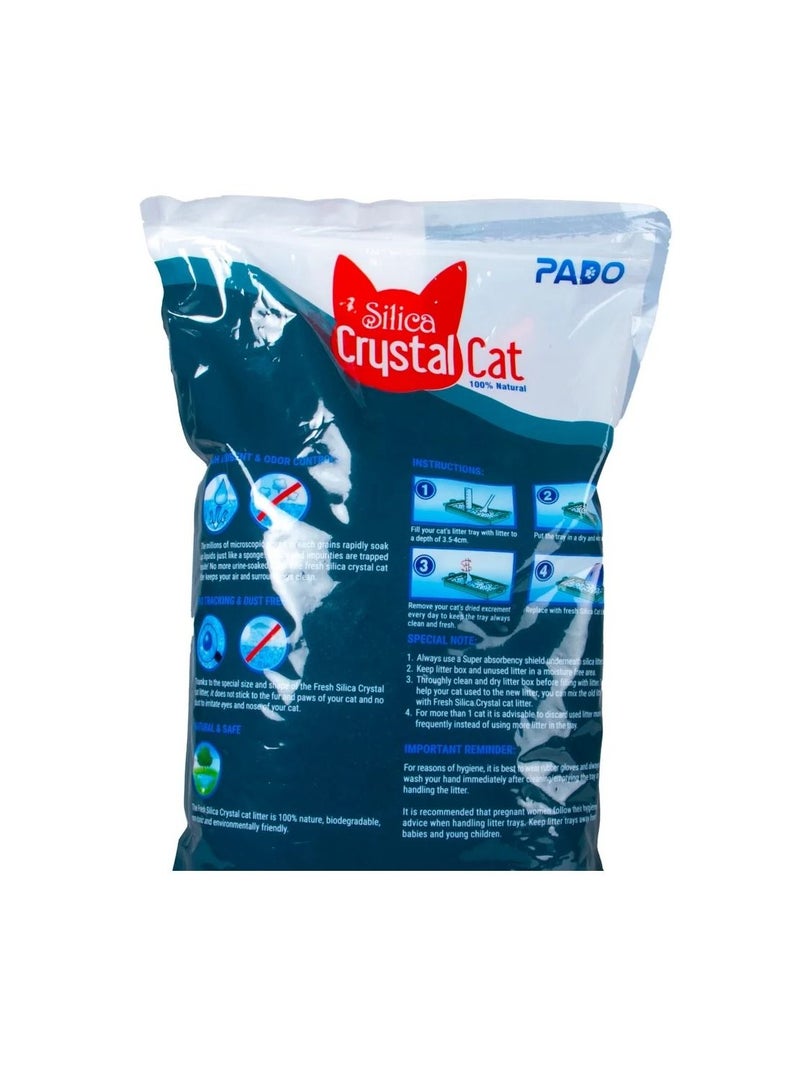 PADO رمل قطط بادو سيليكا كريستال 2 كجم - Image 2