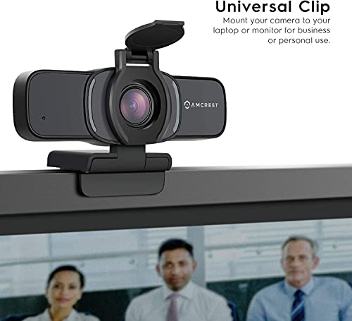 Amcrest 1080P Webcam with Microphone & Privacy Cover, Web Cam USB Camera, Computer HD Streaming Webcam for PC Desktop & Laptop w/Mic, Wide Angle Lens & Large Sensor for Superior Low Light (AWC201-B) - Image 4