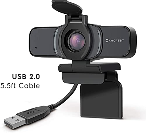 Amcrest 1080P Webcam with Microphone & Privacy Cover, Web Cam USB Camera, Computer HD Streaming Webcam for PC Desktop & Laptop w/Mic, Wide Angle Lens & Large Sensor for Superior Low Light (AWC201-B) - Image 5