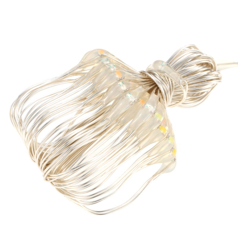 4.5V 6W 10 Meters 100 LED Fairy String Light Battery Powered Operated IP65 Water Resistance Twistable Bendable Flexible Red for Christmas Xmas Festival Holiday Home Party Theme Restaurant Pub Club Bar Decoration Gift Present - Image 5