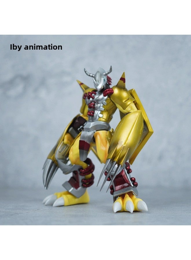 Digital Baby GK Fighting Dragon Tyrannosaurus Rex Beast Handmade Childhood Memories Ornaments Anime Model Boys Gift-Color:Dark Battle Dragon Beast Premium Edition  - Image 3