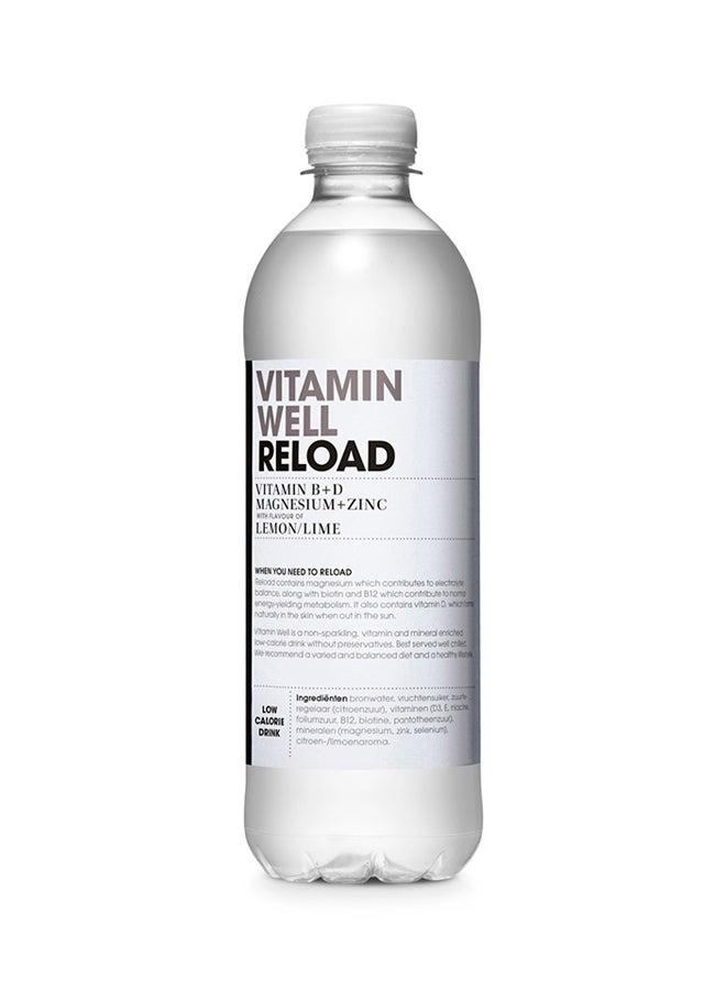 Vitamin Well Reload Lemon And Lime With Vitamins B And D Plus Magnesium And Zinc bottle 500ml - Image 1