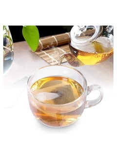 Spaceshoop Tea filter bags 100 pack disposable empty tea bags loose leaf tea infuser drawstring seal tea bags multipurpose non woven fabric sachet bags for coffee spice herbs  - Image 5