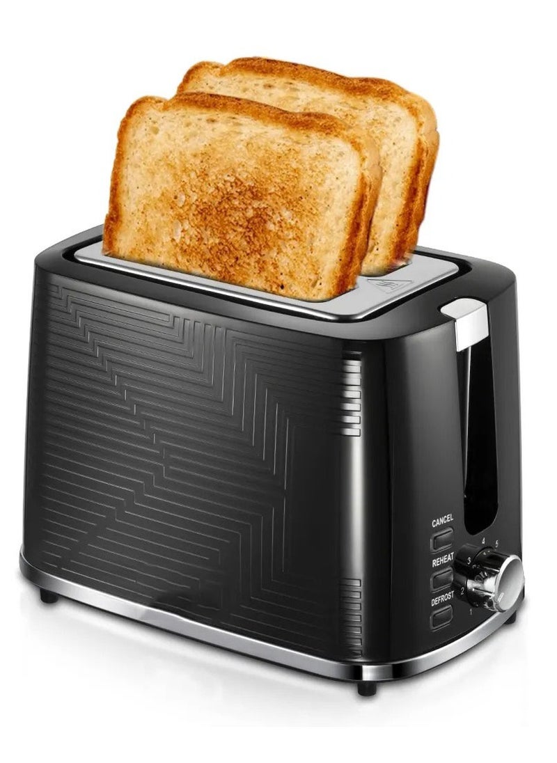Automatic 2-Slice Electric Bread Toaster – Home Use, Compact Plastic Design, Quick & Even Toasting for Sandwiches & Bagels  - Image 1