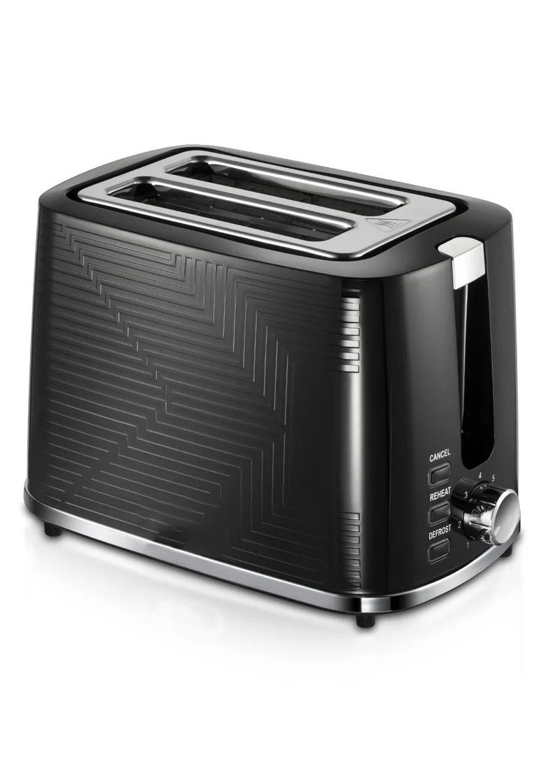 Automatic 2-Slice Electric Bread Toaster – Home Use, Compact Plastic Design, Quick & Even Toasting for Sandwiches & Bagels  - Image 3