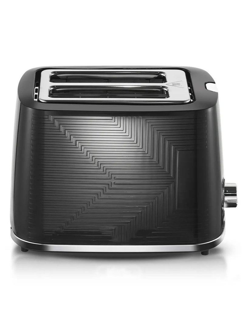 Automatic 2-Slice Electric Bread Toaster – Home Use, Compact Plastic Design, Quick & Even Toasting for Sandwiches & Bagels  - Image 4
