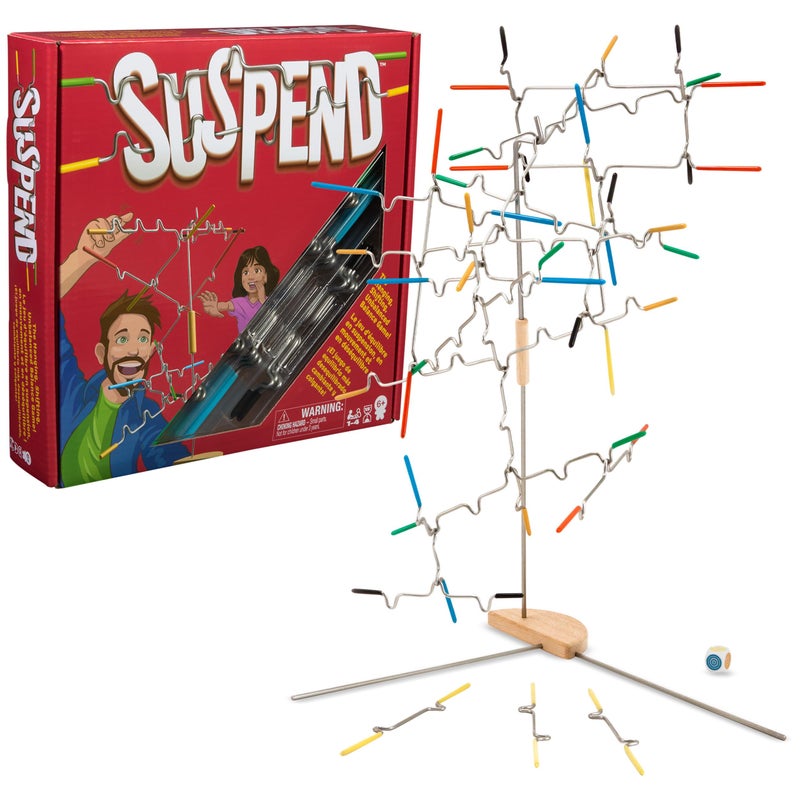 Spin Master Games, Suspend, A Balancing Family Game of Tricky Hangs & Steady Hands, Family Game Night, Learning Toy, 1-4 Players, for Ages 6 & Up - Image 1