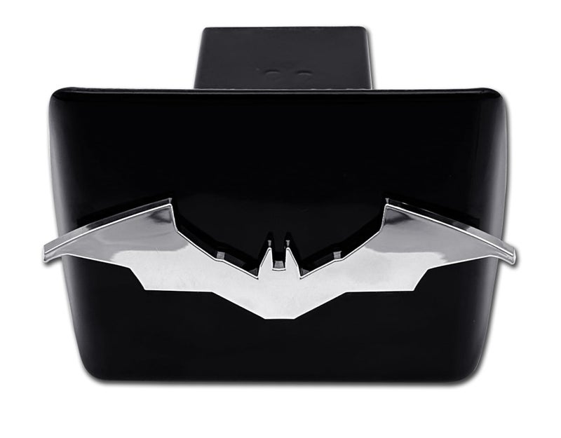 Elektroplate Officially Licensed Batman All Metal Black Hitch Cover for Trucks and SUVs Fits Standard 2 Trailer Hitch Receivers Premium Weatherproof