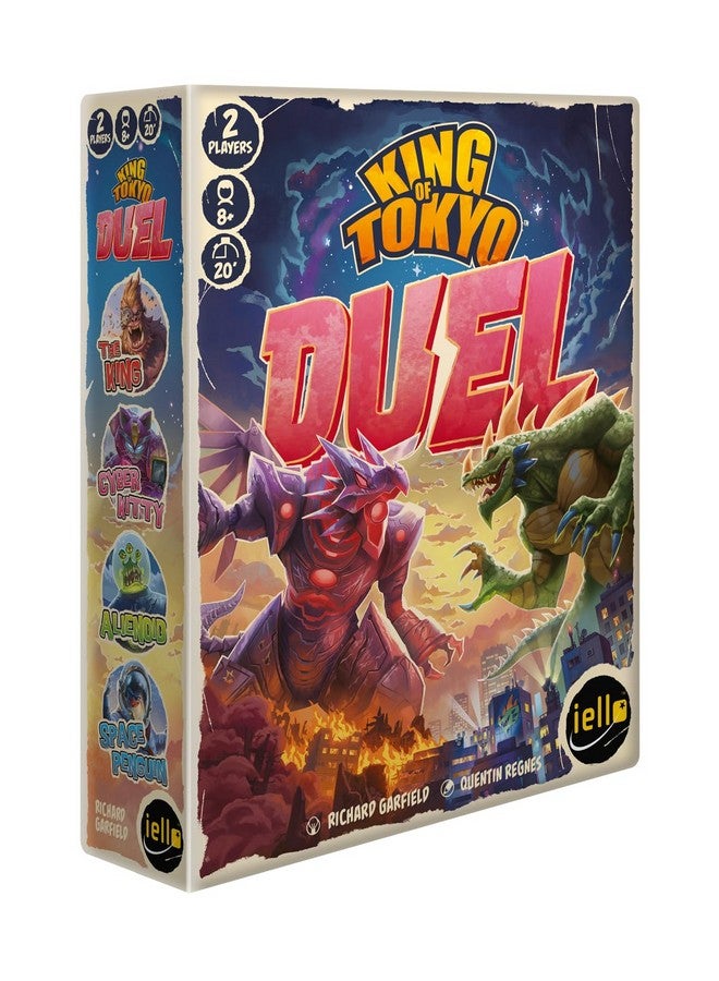 IELLO: King of Tokyo: Duel - Two-Player Board Game, Fun & Tactical Giant Monster Clash Dice Game, Classic Strategy, Family Ages 8+, 2 Players, 20 Min - Image 1
