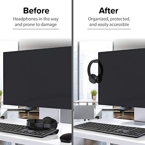 TotalMount Monitor Stand for Headphones and Headsets (Premium-Grade Holder Saves Desk Space and Protects Headphones) - Image 3