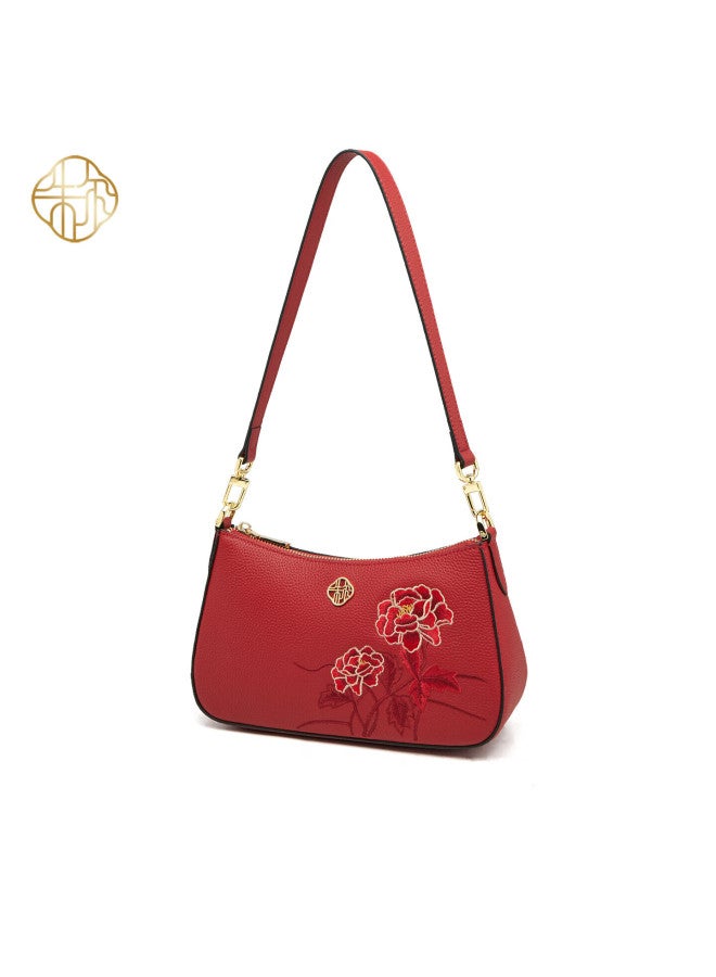ZOOLER Zhu'er Women's Bag  National Style Embroidered Underarm Shoulder Crossbody Bag Women's Day Festival Gift - Image 4