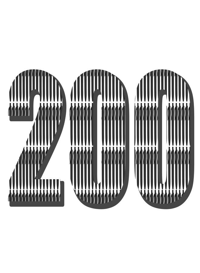 Deegtran 200 Pack Retractable Black Barrel Click Pens, Medium Point, Smooth Ink, 1.0MM - Image 1