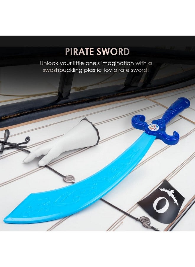 راتاناز لعبة سيف قراصنة راتنا البلاستيكية، آمنة وخفيفة الوزن ومتينة، ألعاب لعب الأدوار للأطفال (ألوان متنوعة) - Image 4