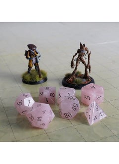 Dice Games 16Mm Gemstone Stone Poly Dnd Dice Set: Rose Quartz Role Playing Game Dice For Dungeons And Dragons - pzsku/ZCD785D2C846D353E86CDZ/45/_/1688193796/e3fc77b9-66d8-4fa1-a629-6c1f18d2a3a5