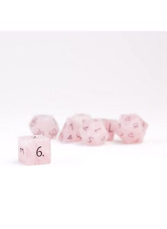 Dice Games 16Mm Gemstone Stone Poly Dnd Dice Set: Rose Quartz Role Playing Game Dice For Dungeons And Dragons - pzsku/ZCD785D2C846D353E86CDZ/45/_/1688193798/9030de60-326c-4d80-b21a-323620c8d2fb