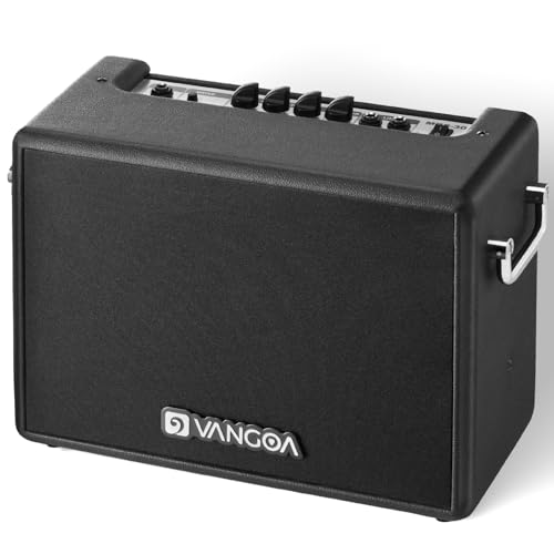 Vangoa Bass Guitar Amp, 30W Portable Bass Amplifier, Equipped with an 8-inch Speaker, Built-in Overdrive Circuit, and midrange dip Contour Switch, Suitable for Indoor and Outdoor bass Practice. - Image 1