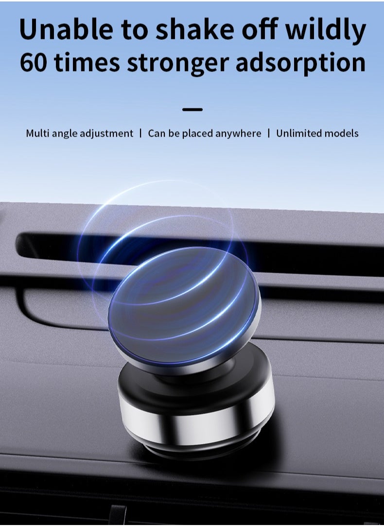 Generic Car Phone Holder with Magnetic Suction 360 Degree Rotating，Strong Suction for Car Kitchen Mirro Gym Bath Shower All Smooth Surface，Compatible with iPhone，Huawei，Xiaomi and Samsung  - Image 2