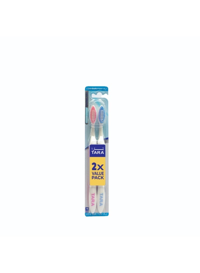 TARA Sensitive Ultra Soft Toothbrush 2 Pack - Image 1