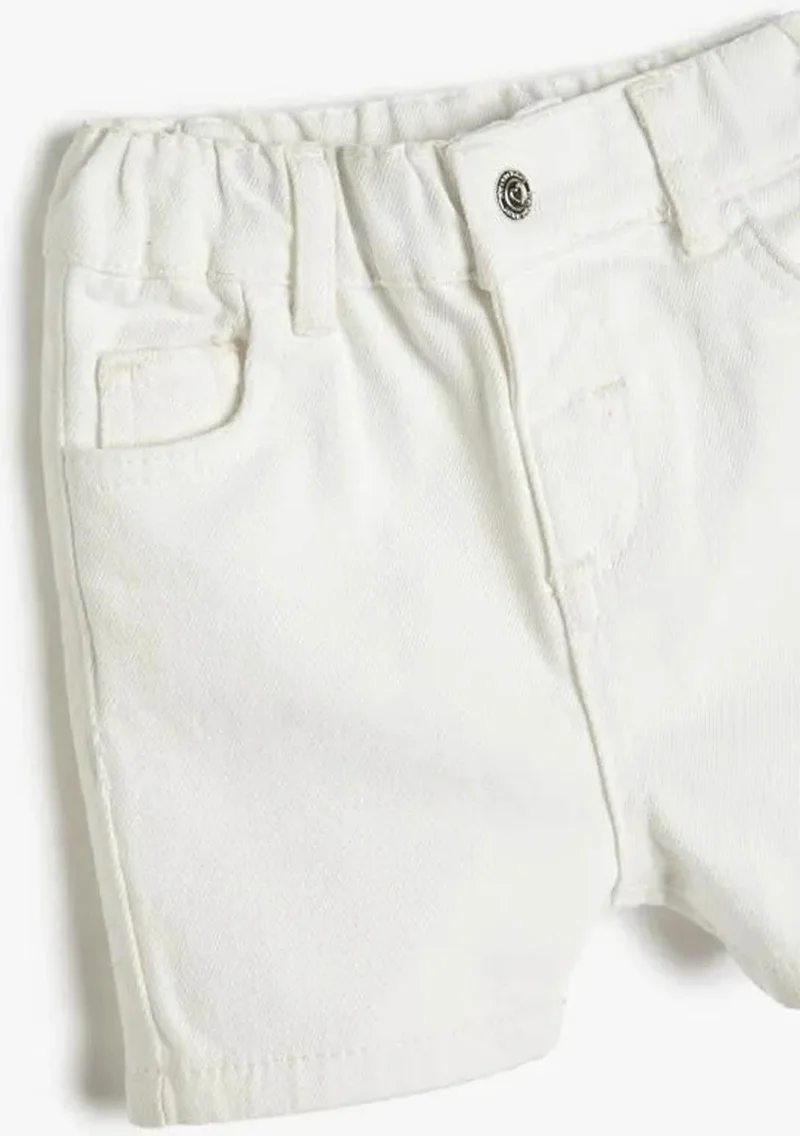 KOTON Girls' Shorts White