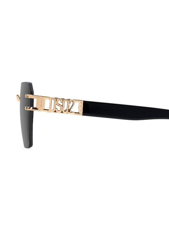 DSQUARED2 D2 0173/S Sunglasses Gold Rectangular - Image 4