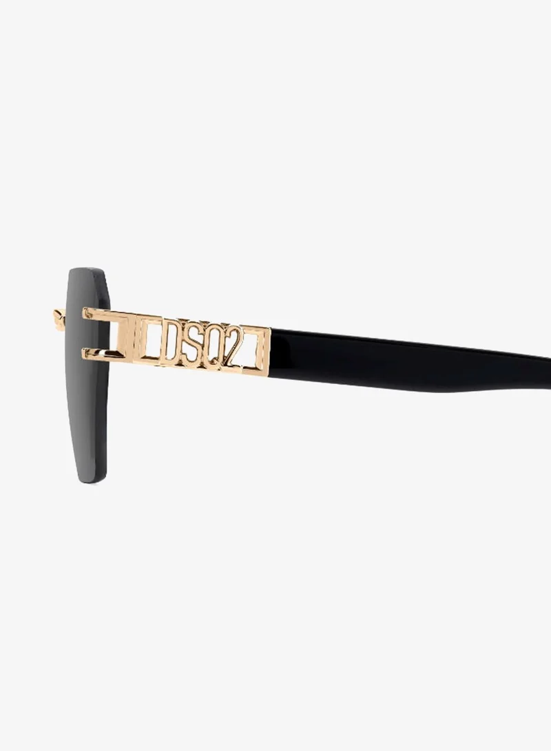 Dsquared2  DSQUARED2 D2 0173/S Sunglasses Gold Rectangular  | Best Price UAE