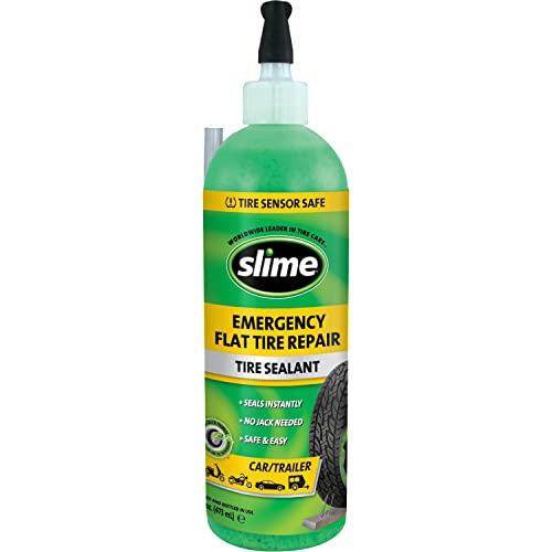 Slime 10011 Flat Tire Puncture Repair Sealant, Emergency Repair for highway vehicles, suitable for Cars/Trailers, Non-toxic, eco-friendly, 16 oz bottle - Image 5