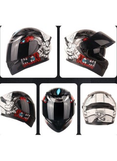 New Double Mirror Helmet Semi Full Cover Four Seasons Motorcycle Helmet - pzsku/ZCD78AC5B7BB2057AF19DZ/45/_/1723188291/8b1fa18e-2e30-4b52-a354-0fb56e4dd4f0