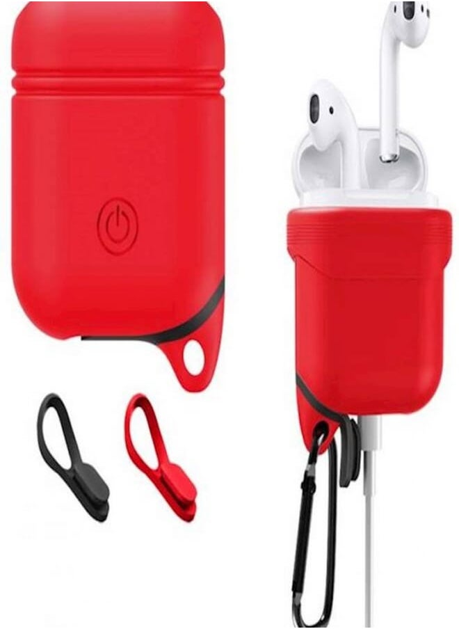 PROMASS - Protective Case Cover For Air pods With Hook - Image 1
