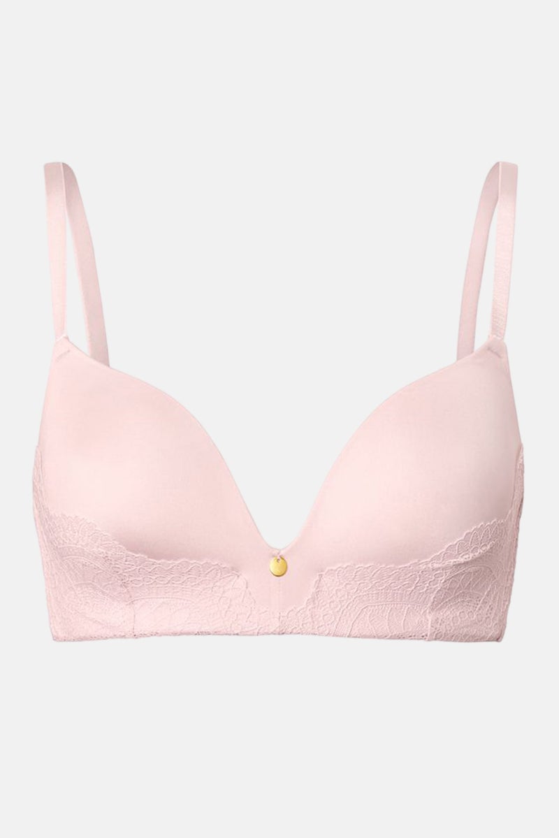 Tchibo سوتيان نسائي مبطن ناعم ذو ملمس، وردي - Image 3