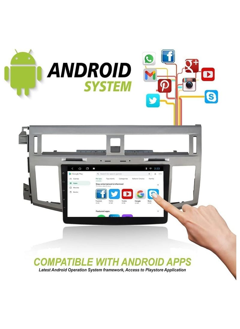 SHEZA STAR - Android Screen For Toyota Avalon 2006 To 2011 4GB RAM 64GB Memory Support Apple Carplay Android Auto Full HD Touch Screen 9 Inch built In Bluetooth USB Radio WiFi Play Store Backup Camera included - Image 1