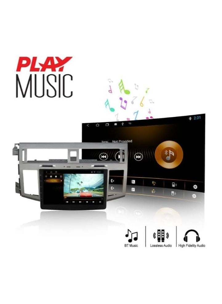 SHEZA STAR - Android Screen For Toyota Avalon 2006 To 2011 4GB RAM 64GB Memory Support Apple Carplay Android Auto Full HD Touch Screen 9 Inch built In Bluetooth USB Radio WiFi Play Store Backup Camera included - Image 1