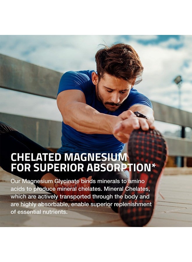 Bronson برونسون مغنيسيوم جليسينات 200 ملغ لكل حصة مخلب لامتصاص عالي، لطيف على المعدة، غير معدّل وراثيًا، 60 كبسولة نباتية - Image 4