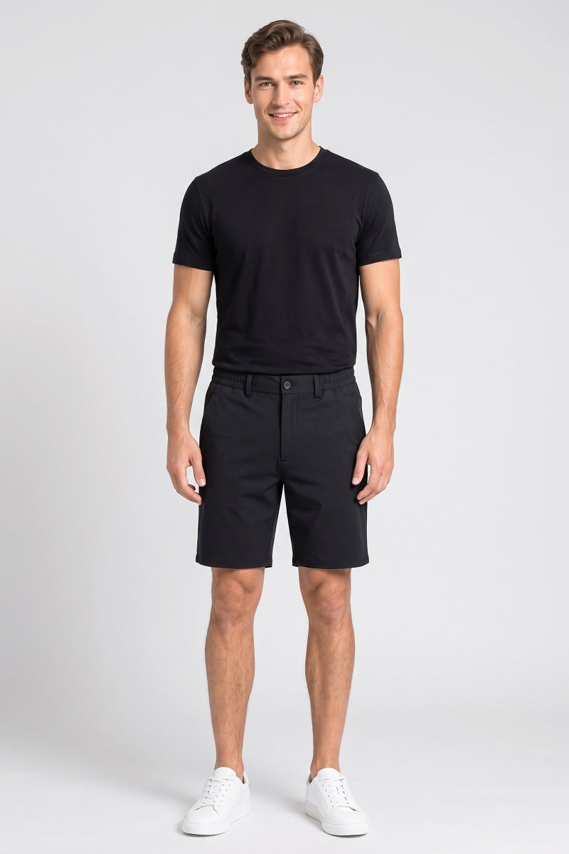 RBX Men Sportswear Fit Outdoor Shorts, Dark Grey - Image 2