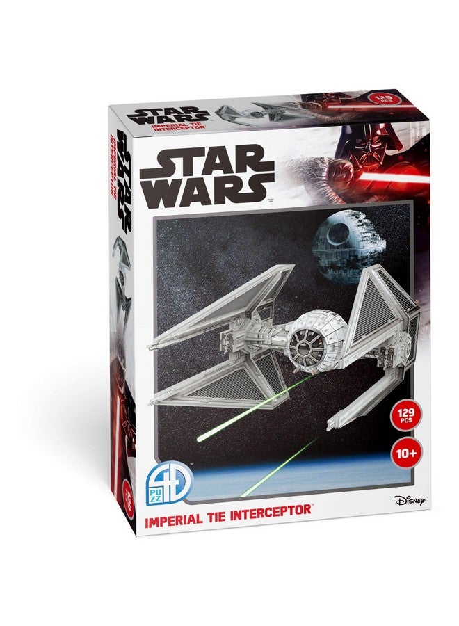 4D Cityscape 4D Cityscape Star Wars 3D Paper Model Kits (Imperial Tie Interceptor)  - Image 1