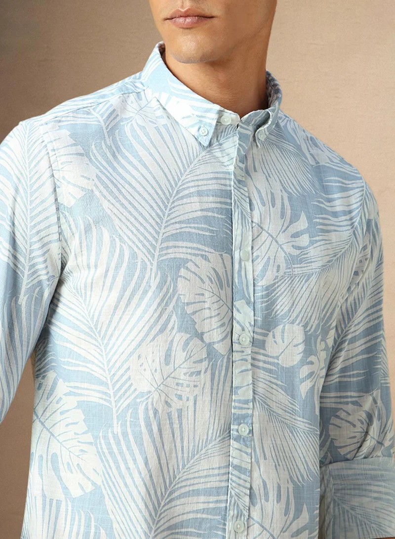 Dennis Lingo Light Blue Shirt For Men