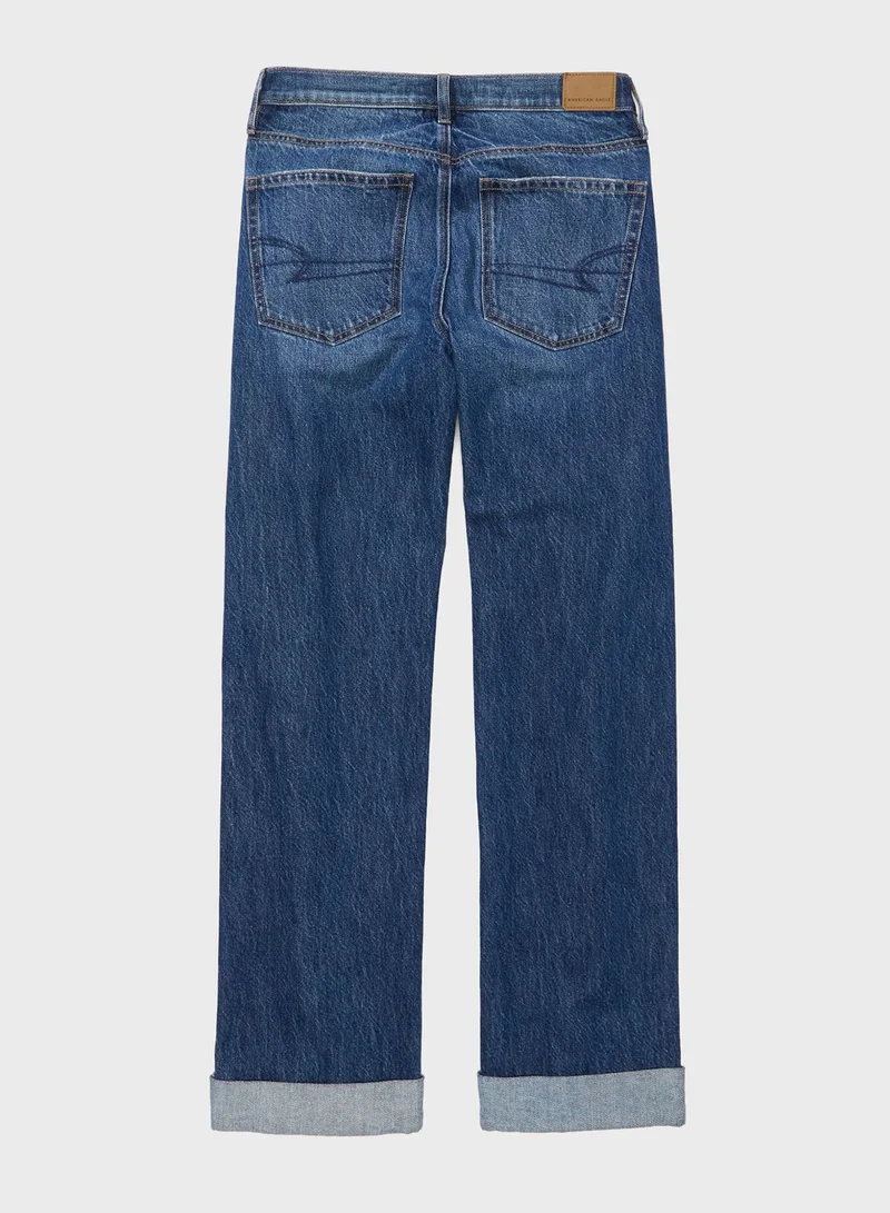 American Eagle Low Rise Straight Jeans