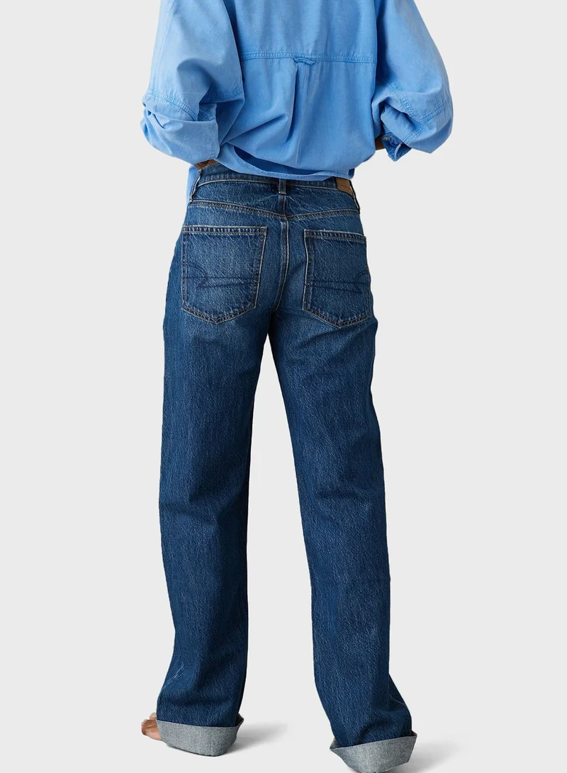 American Eagle Low Rise Straight Jeans