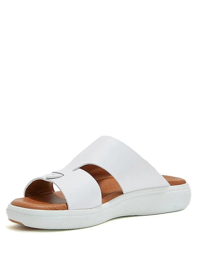 ستيف مادن Stht-242 White Men's Comfort Sandals